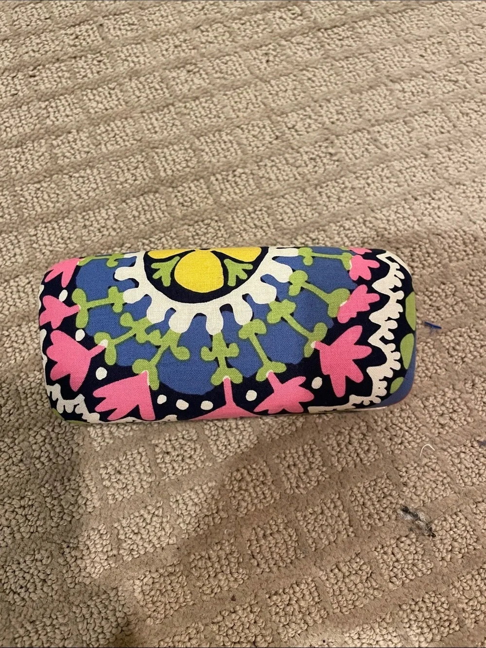 Vera Bradley Colorful Floral Pattern Eyeglass Case